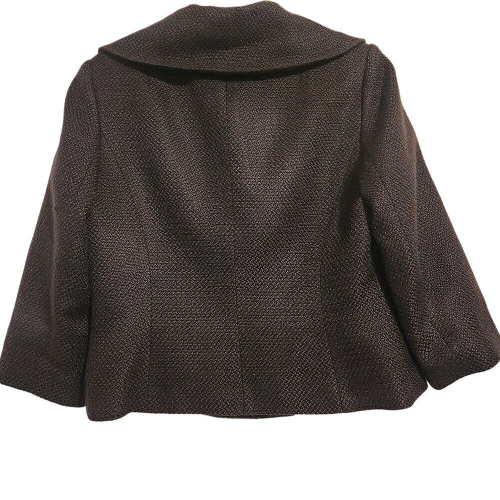 Calvin Klein Lined Black Jacket Size 12 - Picture 8 of 10